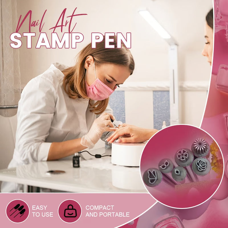 2025 New Fashion💥Nail Art Stamp Pen